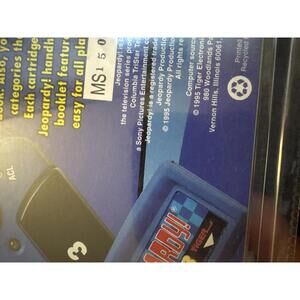 Jeopardy! Tiger Electronics Cartridge #1 1995 New Sealed Vintage LCD Game
